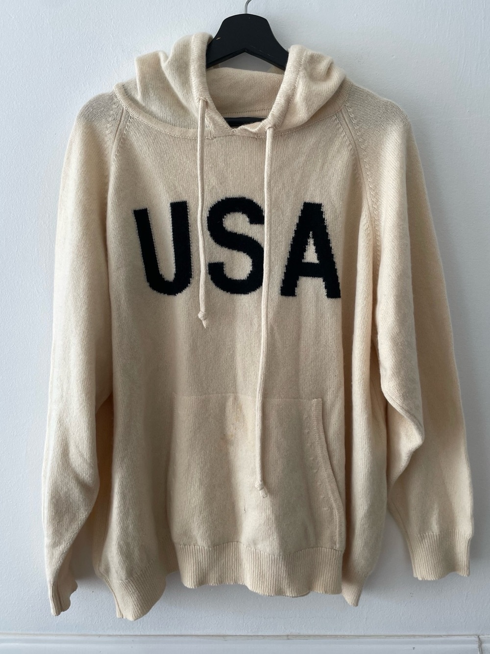 Cashmeres Made in Scotland 100% Cashmere USA Hoodie Size L